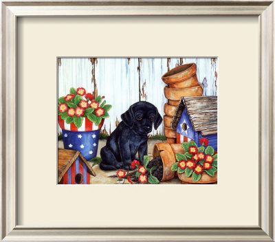 Porch Puppies Iii by Jane Maday Pricing Limited Edition Print image