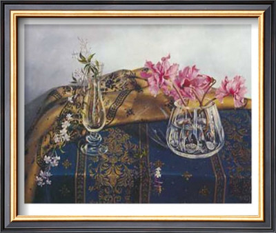 Flower In Crystal Vase by J.R. Insaurralde Pricing Limited Edition Print image