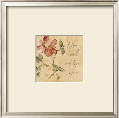 Floral Sentiments I by Cheri Blum Pricing Limited Edition Print image
