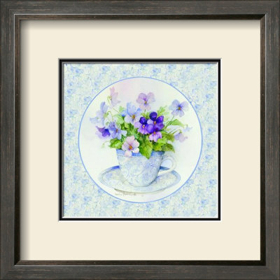 A Cup Of Violets by Carolyn Shores-Wright Pricing Limited Edition Print image