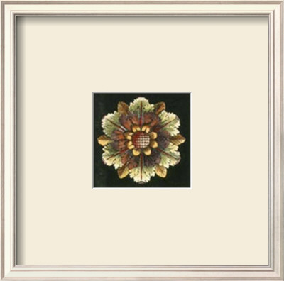 Rosette On Black I by Carlo Antonini Pricing Limited Edition Print image