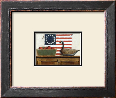 Old Glory And Goose by Ron Wickersham Pricing Limited Edition Print image