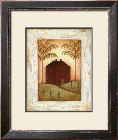 Red Meeting House by Valerie Wenk Pricing Limited Edition Print image