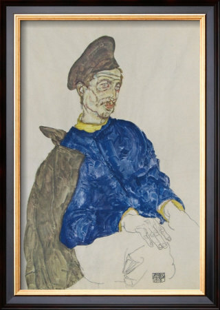 Russian Prisoner Of War, 1914 by Egon Schiele Pricing Limited Edition Print image