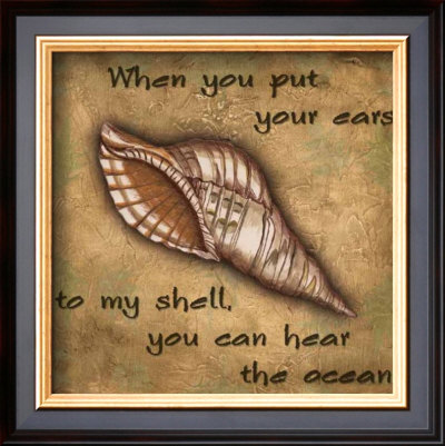 Tuscan Shells, When You Put Your Ears by Debbie Dewitt Pricing Limited Edition Print image