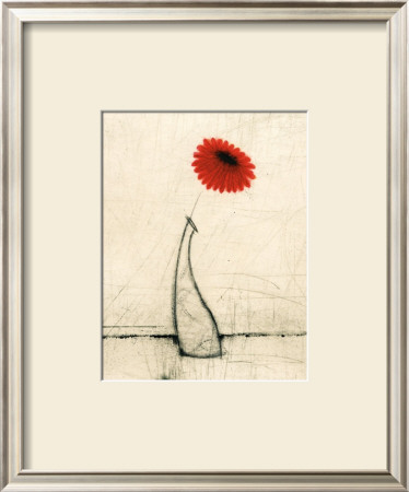 Single Red Gerbera by Scott Olson Pricing Limited Edition Print image