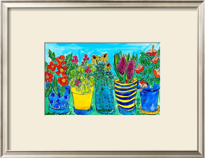 Potted Flower Garden by Deborah Cavenaugh Pricing Limited Edition Print image