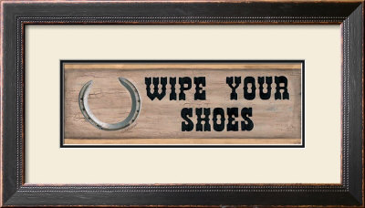 Wipe Your Shoes by Sue Allemand Pricing Limited Edition Print image