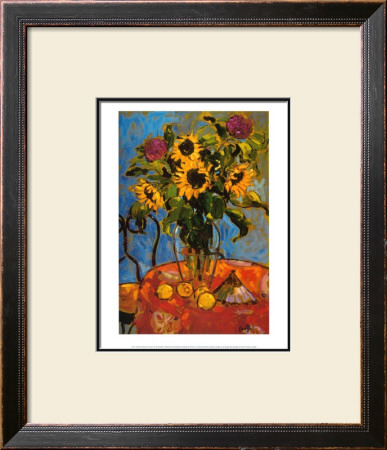Protea Sunflower And Lemon by Jae Dougall Pricing Limited Edition Print image
