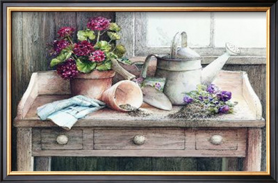 In The Potting Shed by Sharon Pedersen Pricing Limited Edition Print image