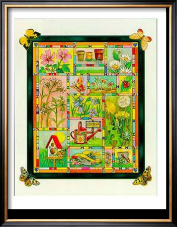 Jardin Aux Papillons Ii by J. Meridith Pricing Limited Edition Print image