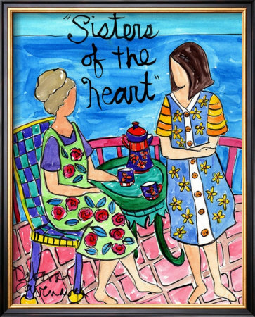 Sisters Tea Seaside by Deborah Cavenaugh Pricing Limited Edition Print image