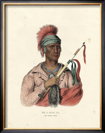 An Ioway Chief by Mckenney & Hall Pricing Limited Edition Print image