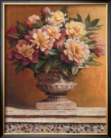 Flowers In Urn Ii by T. C. Chiu Pricing Limited Edition Print image
