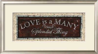 Love Is A Many Splendid Thing by Debbie Dewitt Pricing Limited Edition Print image