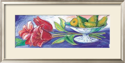 Tulips And Pears by Cruz Pricing Limited Edition Print image