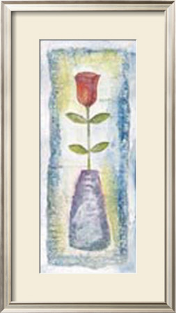 Tulip In Purple Panel by Sangita Pricing Limited Edition Print image