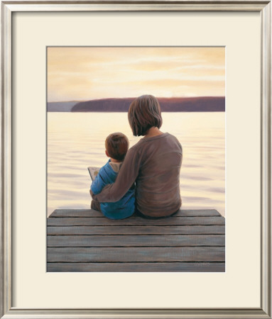 Mother And Son Time by James Wiens Pricing Limited Edition Print image