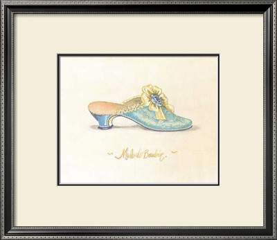 French Shoe, Mule De Boudoise by La Cordonnerie Pricing Limited Edition Print image