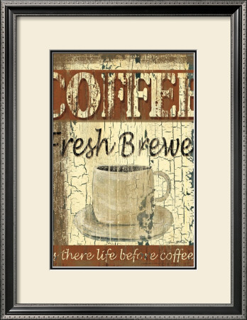 Rustic Coffee, Fresh Brewed by Grace Pullen Pricing Limited Edition Print image