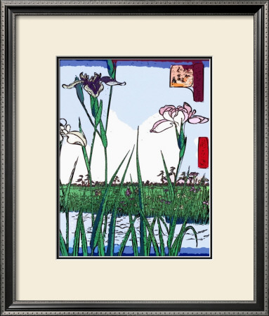 Irises A Pond by Hiroshige Ii Pricing Limited Edition Print image