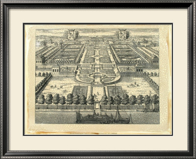 Crackled Formal Garden View Iv by Eric Dahlbergh Pricing Limited Edition Print image