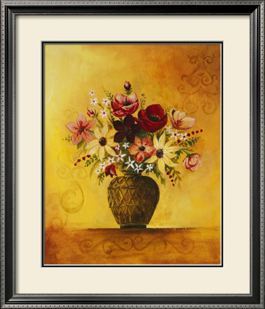 Yellow Floral Study Ii by Gregory Gorham Pricing Limited Edition Print image