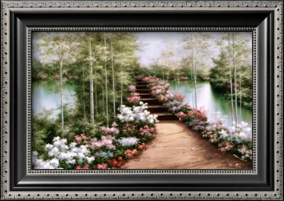 Bridge Of Flowers by Diane Romanello Pricing Limited Edition Print image