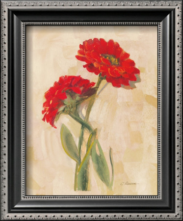 Spicy Zinnias by Carol Rowan Pricing Limited Edition Print image