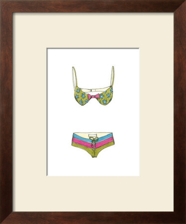 Beach Bikini I by Jennifer Goldberger Pricing Limited Edition Print image