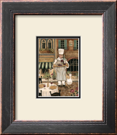 Chef With Wine by Betty Whiteaker Pricing Limited Edition Print image