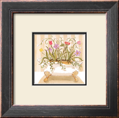 Mixed Flower Tub by Charlene Winter Olson Pricing Limited Edition Print image