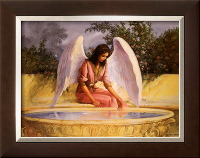 Angel With Fountain by Edward Tadiello Pricing Limited Edition Print image