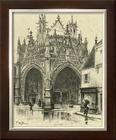 Ornate Facade I by Albert Robida Pricing Limited Edition Print image