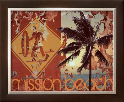 New Mission Beach by M.J. Lew Pricing Limited Edition Print image
