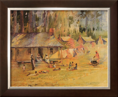 The Plantation Settlement by Alice Huger Smith Pricing Limited Edition Print image