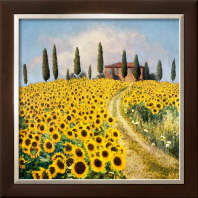 Sunflowers I by Barbara Carter Pricing Limited Edition Print image