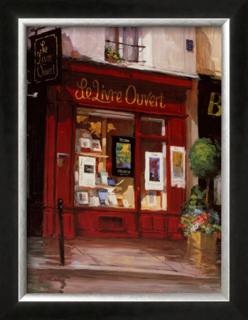 Le Livre Ouvert, Paris by George Botich Pricing Limited Edition Print image