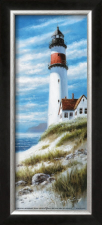 Lighthouse On Cliff by T. C. Chiu Pricing Limited Edition Print image