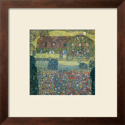 Villa On The Attersee by Gustav Klimt Pricing Limited Edition Print image