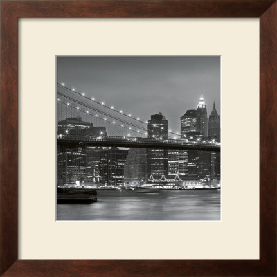 Downtown Manhattan And Brooklyn Bridge by Torsten Hoffmann Pricing Limited Edition Print image