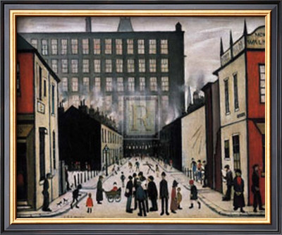 Street Scene by Laurence Stephen Lowry Pricing Limited Edition Print image