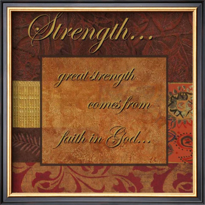 Words To Live By: Strength by Smith-Haynes Pricing Limited Edition Print image