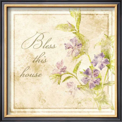 Florals, Bless This House by Jessica Vonammon Pricing Limited Edition Print image