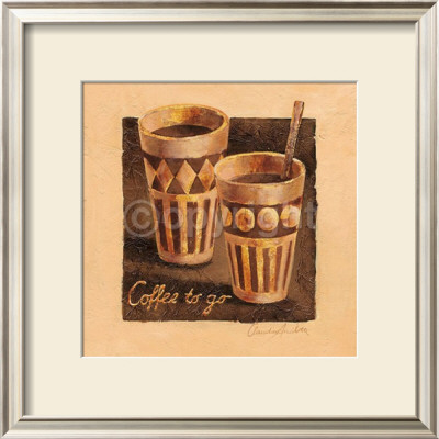 Coffee To Go by Claudia Ancilotti Pricing Limited Edition Print image