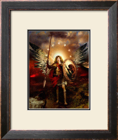 The Archangel Michael by Howard David Johnson Pricing Limited Edition Print image