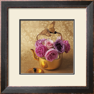 Roses, Teapot And Butterfly by Louis Gaillard Pricing Limited Edition Print image