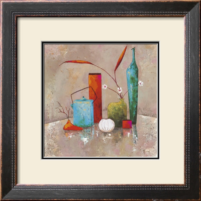Inside With Turquoise Jar by Veronique Mansart Pricing Limited Edition Print image