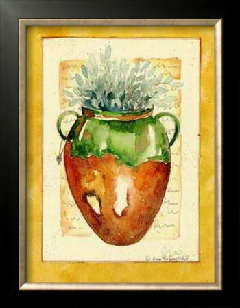 Brown Pot I by Alie Kruse-Kolk Pricing Limited Edition Print image