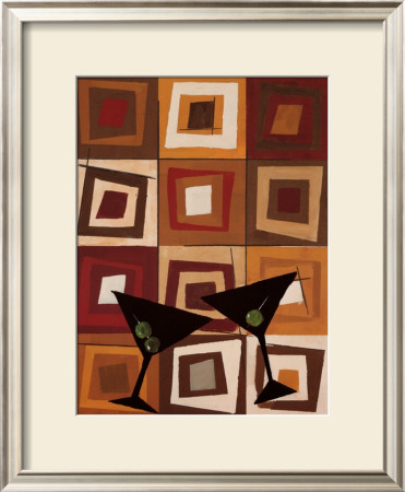 Groovy Martini Ii by Celeste Peters Pricing Limited Edition Print image